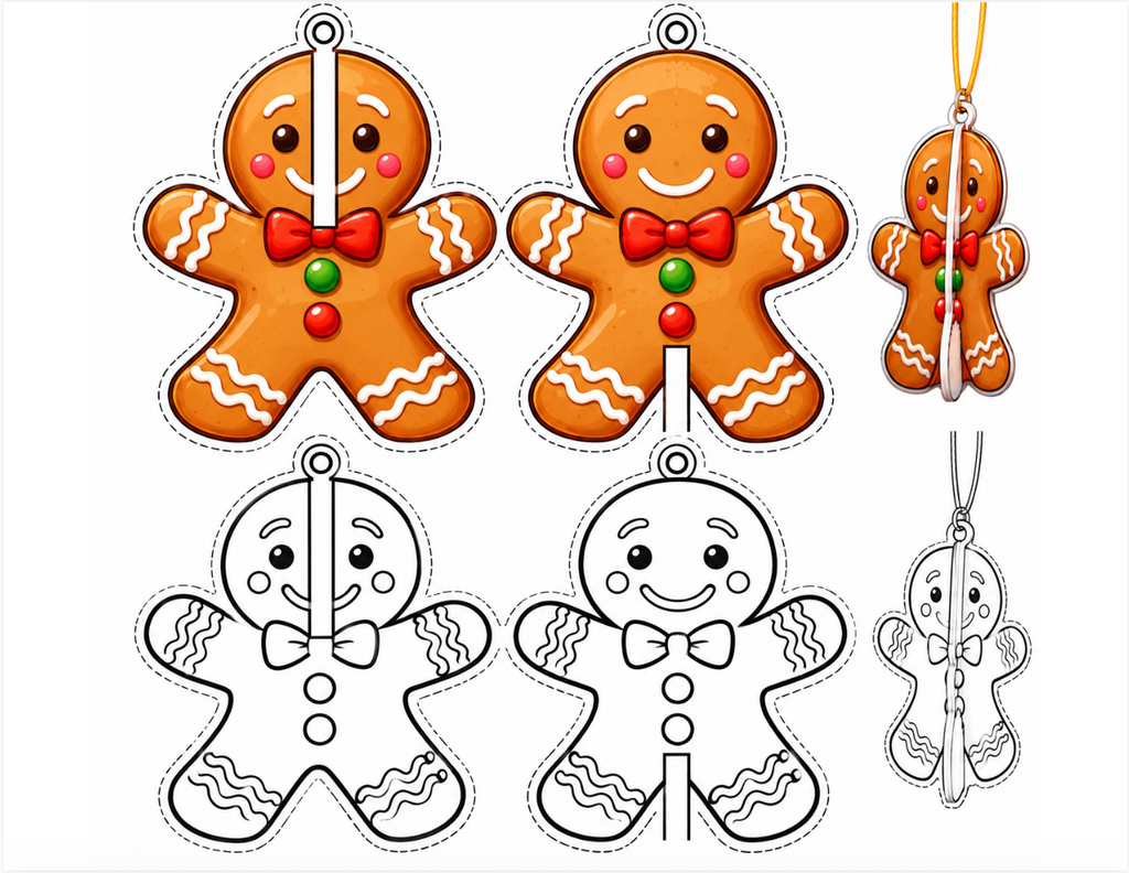 🎄 Adornos del Pesebre para Armar | Más de 30 Figuras Navideñas | PDF Imprimible