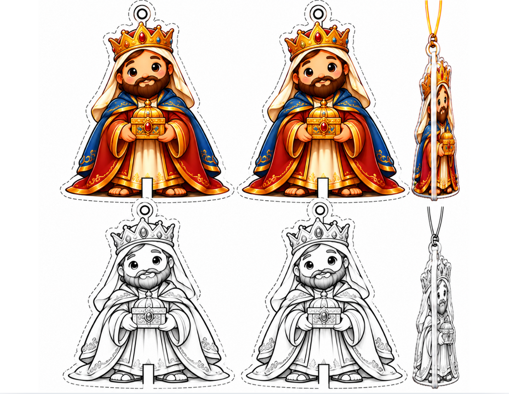 🎄 Adornos del Pesebre para Armar | Más de 30 Figuras Navideñas | PDF Imprimible