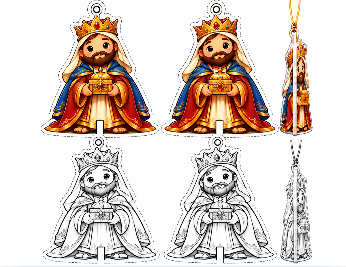 🎄 Adornos del Pesebre para Armar | Más de 30 Figuras Navideñas | PDF Imprimible