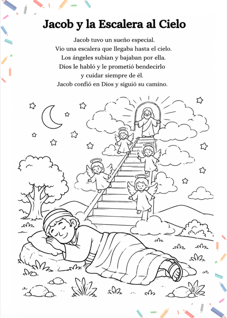 81 Historias Bíblicas para Colorear | Devocional en Familia con PDF Imprimible