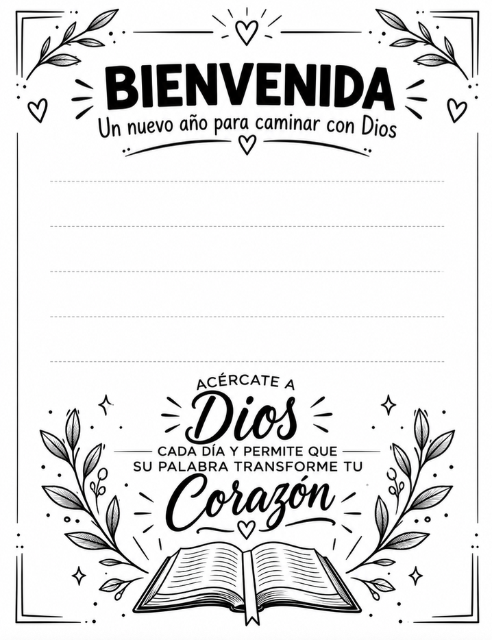 Agenda Devocional Cristiana 2027 | Organiza, Ora y Crece en Fe | PDF Digital Imprimible