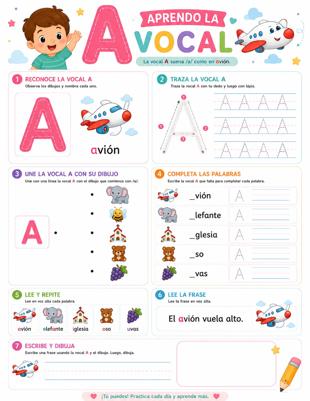Aprende a Leer en 30 Días | Actividades Imprimibles para Niños PDF