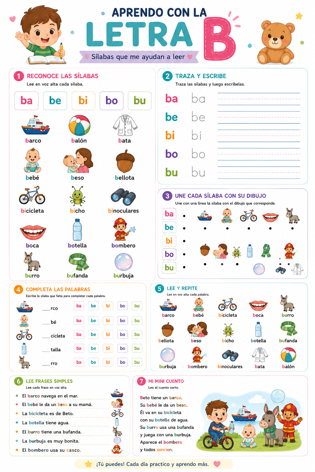 Aprende a Leer en 30 Días | Actividades Imprimibles para Niños PDF
