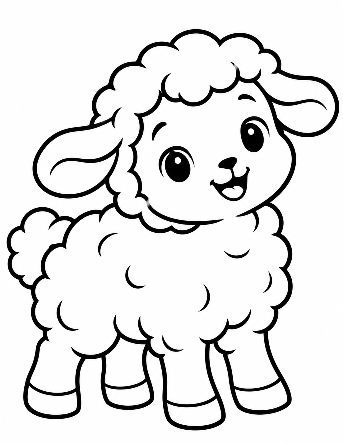 Navidad para Colorear: 30 Dibujos Fáciles para Niños Pequeños | Pesebre y Navidad | PDF Imprimible