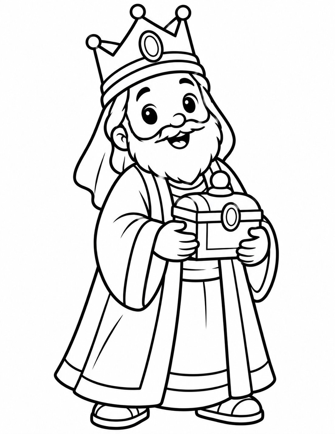 Navidad para Colorear: 30 Dibujos Fáciles para Niños Pequeños | Pesebre y Navidad | PDF Imprimible