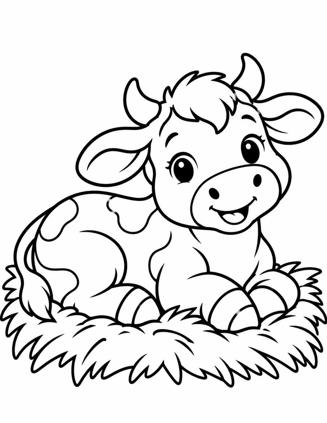 Navidad para Colorear: 30 Dibujos Fáciles para Niños Pequeños | Pesebre y Navidad | PDF Imprimible